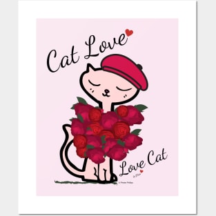 Cat Love, Love Cat Posters and Art